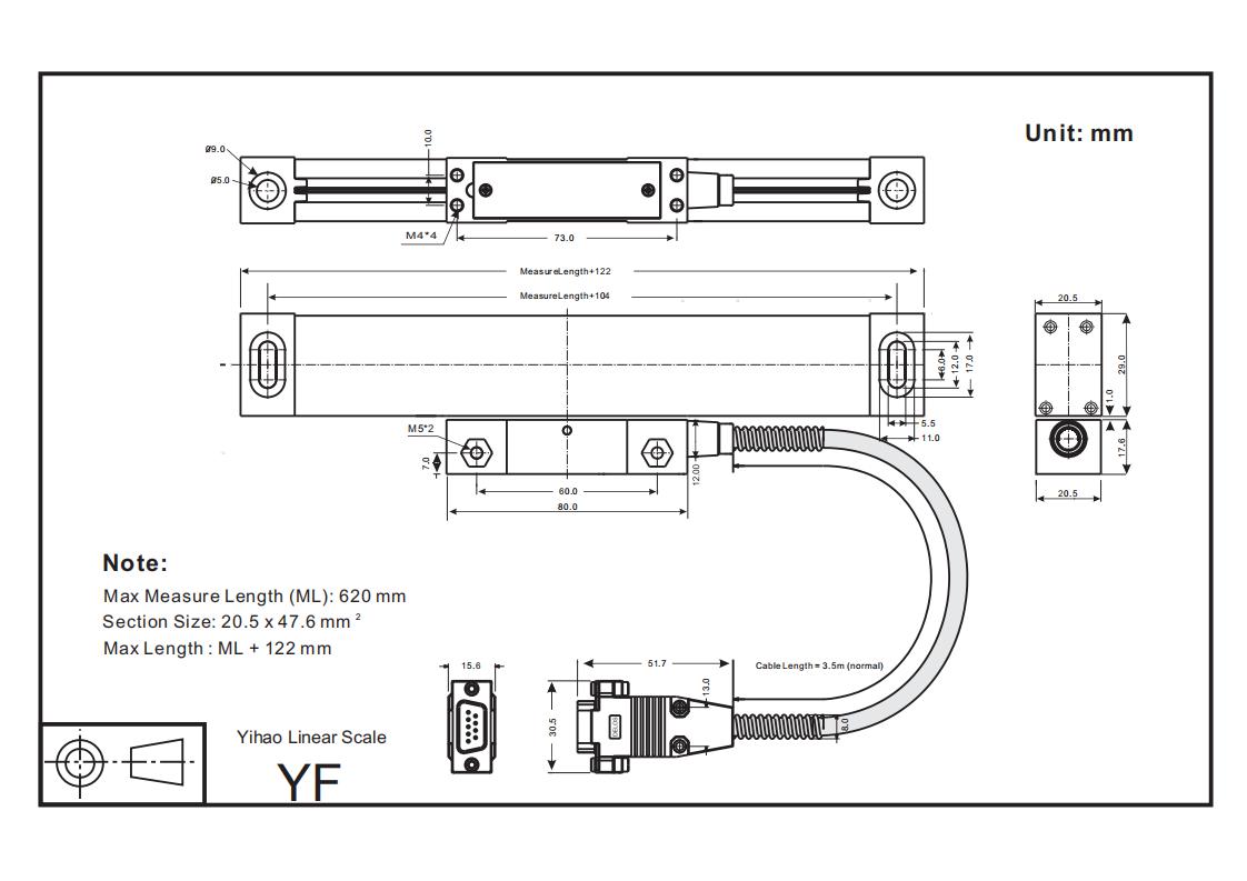 Yihao Linear Scale YF (图1)