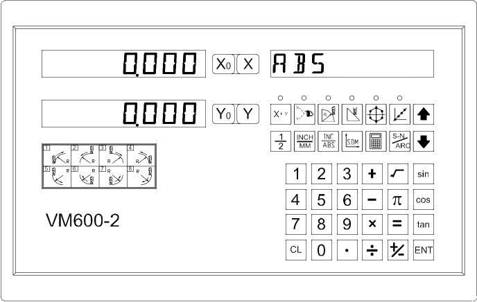 Yihao VM600 Series Digital Readout DRO(图1)